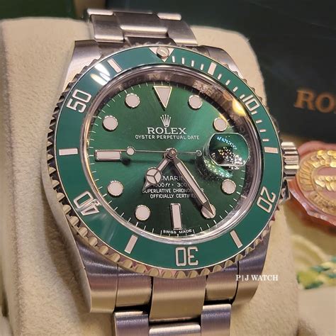 rolex submariner date green dial men's watch 116610lv|Rolex Submariner 116610ln for sale.